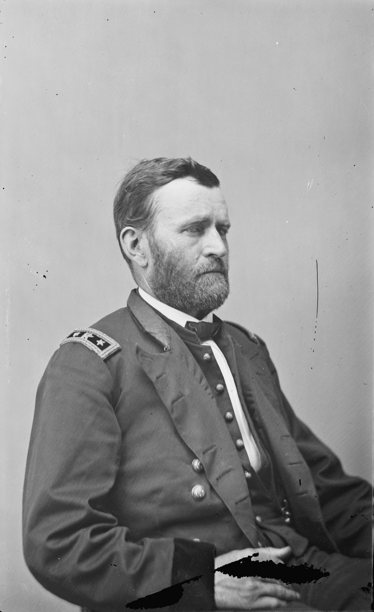 gen. dyw. Ulysses S. Grant, oficer Armii Federalnej autorstwa American Photographer