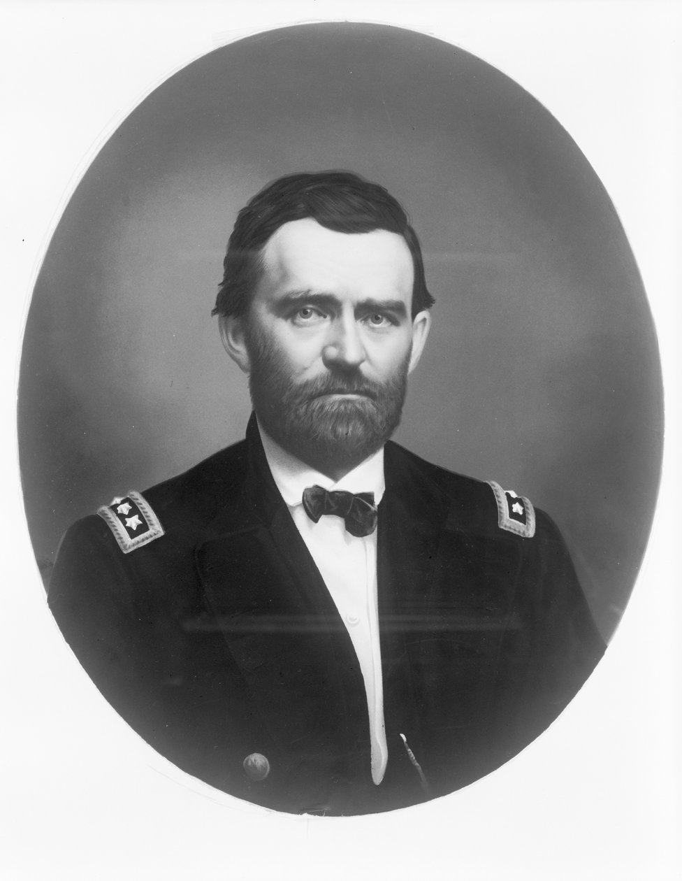 Generał dywizji Ulysses S. Grant, c.1866 (chromolitografia) autorstwa American Photographer