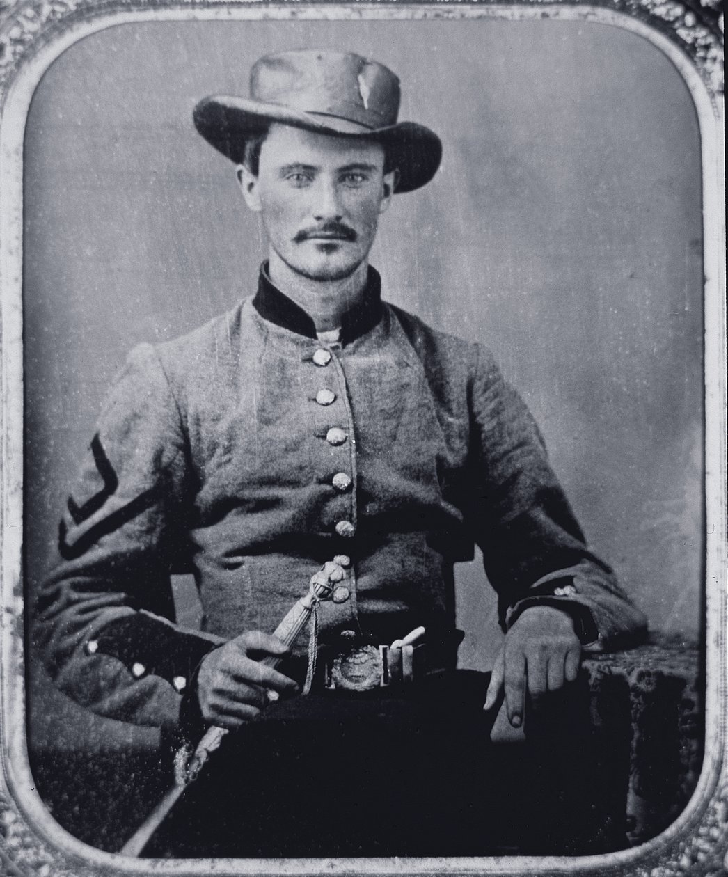 Marmaduke Marshall, żołnierz Armii Konfederacji (zdjęcie czarno-białe) autorstwa American Photographer