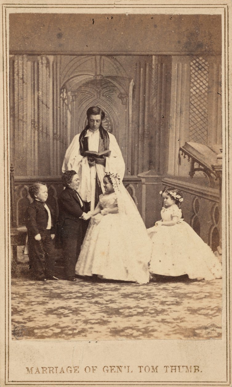 Ślub generała Toma Thumba, 1863 r. (zdjęcie) autorstwa American Photographer