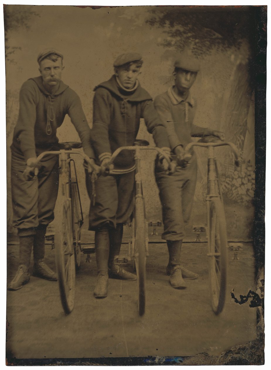 Marshall Walters "Major" Taylor i rowerzyści, ok. 1899 (zdjęcie) autorstwa American Photographer