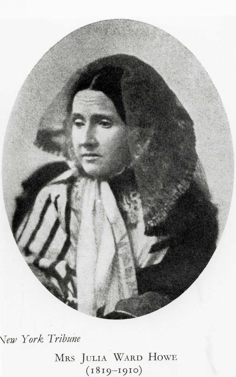 Pani Julia Ward Howe, c.1860s autorstwa American Photographer