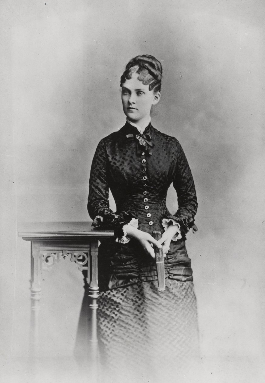 Pani Theodore Roosevelt, c.1882 (zdjęcie czarno-białe) autorstwa American Photographer