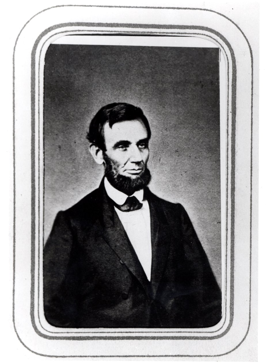Portret Abrahama Lincolna autorstwa American Photographer