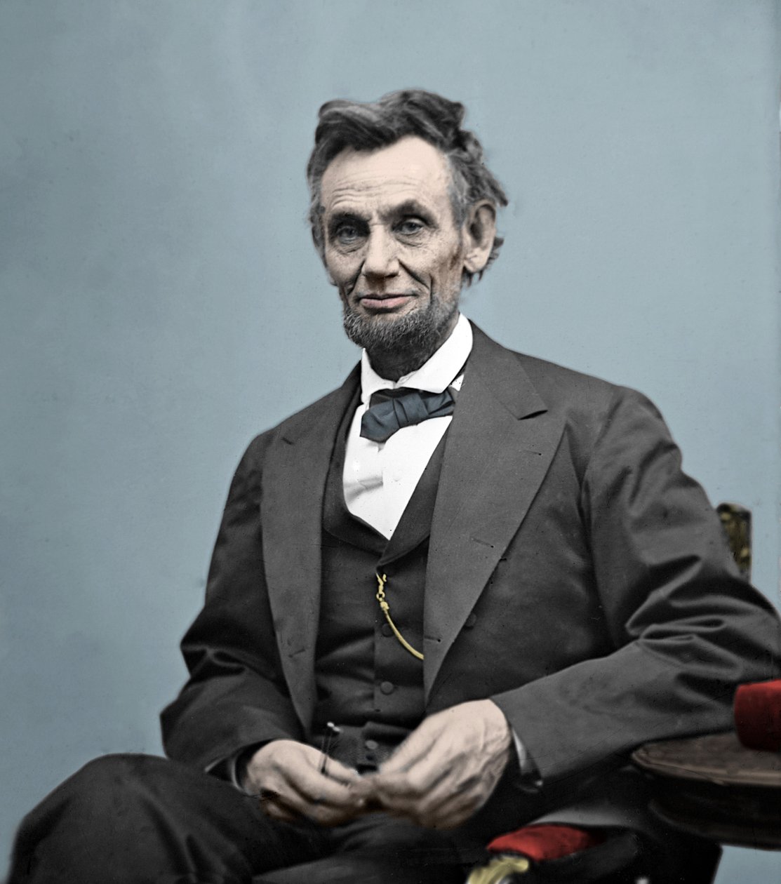 Portret Abrahama Lincolna autorstwa American Photographer