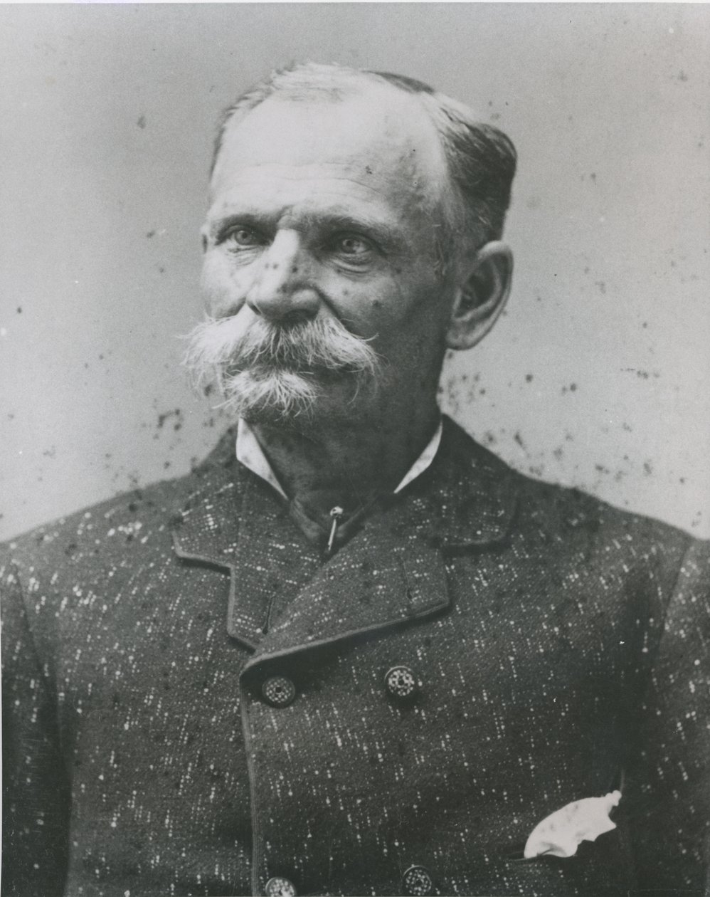 Portret Charlesa Earla Bollesa, pseudonim „Czarny Bart” (1829-c.1917) (zdjęcie czarno-białe) autorstwa American Photographer