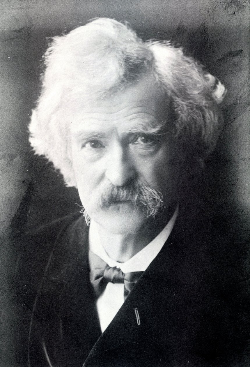 Portret Marka Twaina (1835 - 1910). autorstwa American Photographer