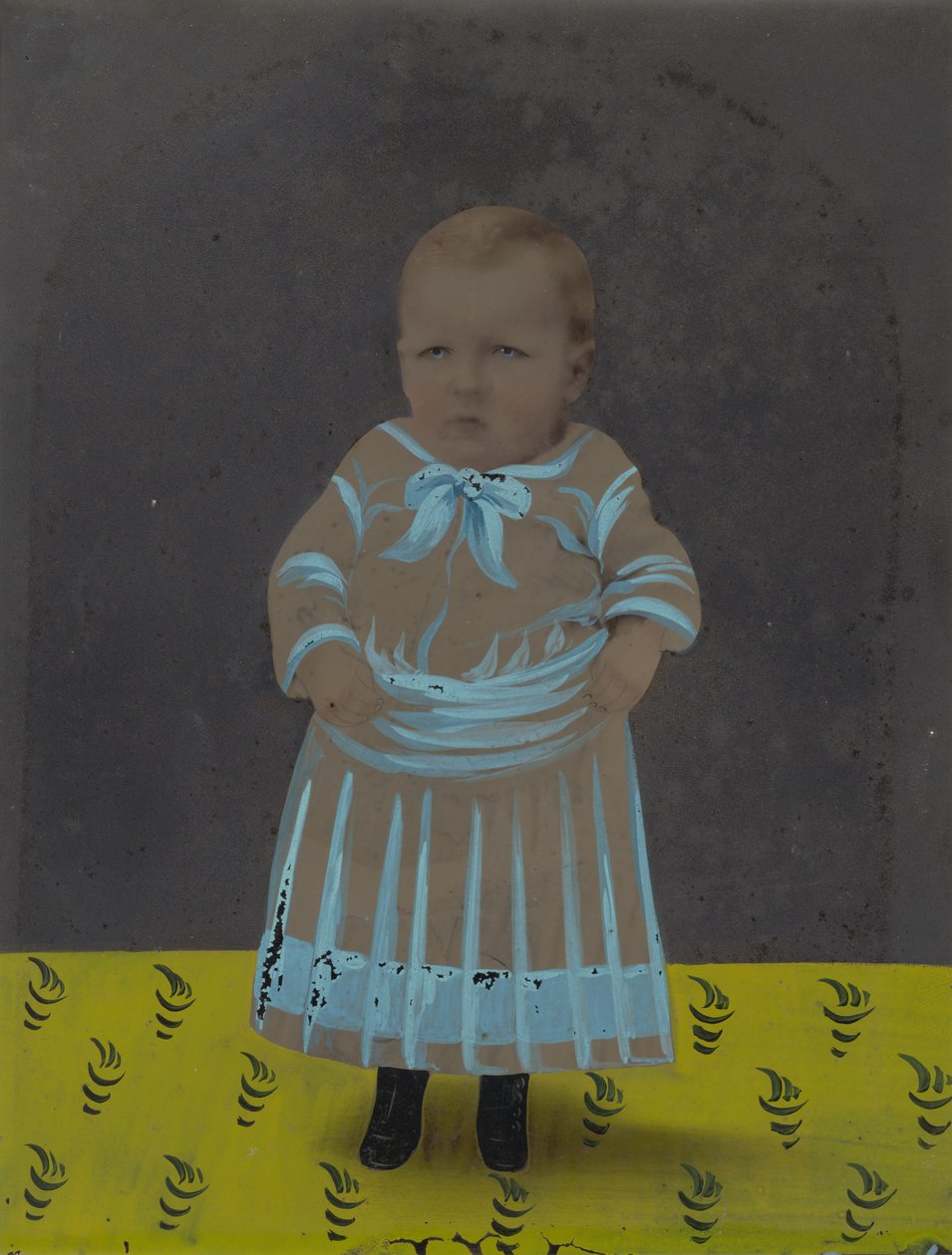 Portret chłopca, lata osiemdziesiąte XIX wieku (zdjęcie) autorstwa American Photographer