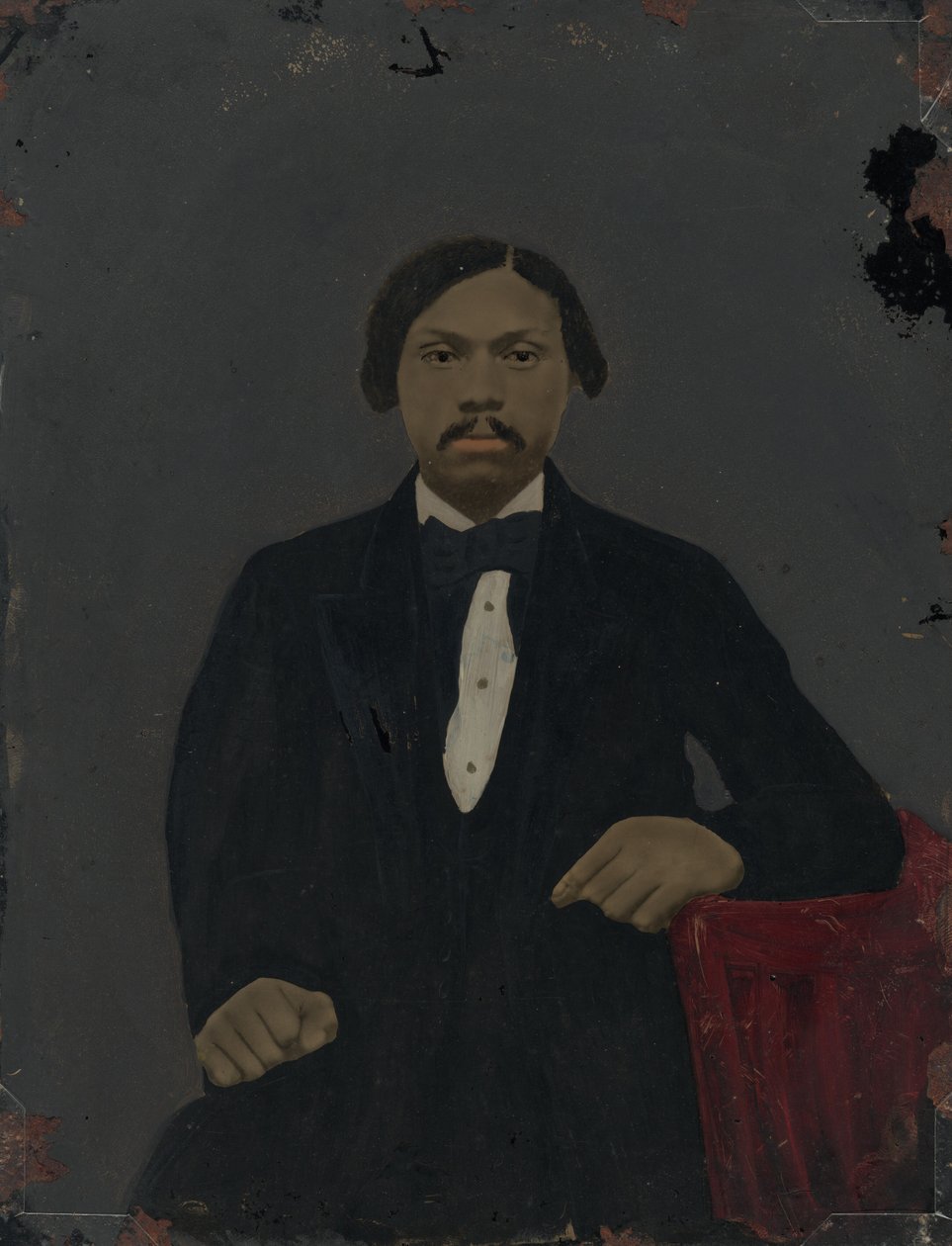 Portret mężczyzny, lata sześćdziesiąte XIX wieku (zdjęcie) autorstwa American Photographer