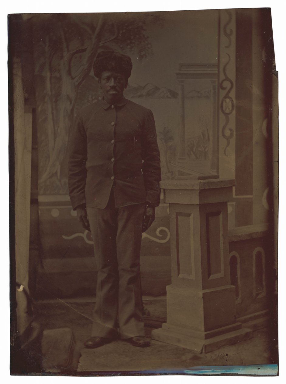Portret żołnierza, ok. 1880 (zdjęcie) autorstwa American Photographer