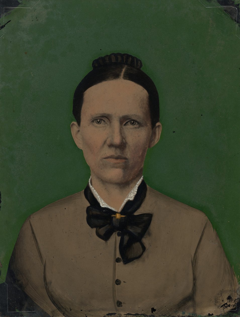 Portret kobiety, lata sześćdziesiąte XIX wieku (zdjęcie) autorstwa American Photographer