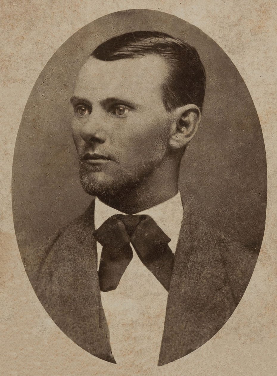 Portret wyjętego spod prawa Jesse Jamesa (1847-1882), (Zdjęcie w Gabinecie) autorstwa American Photographer