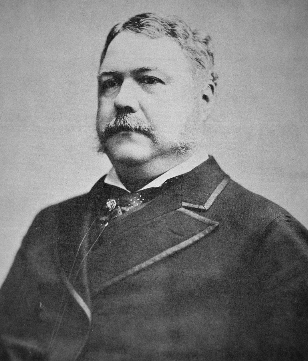 Prezydent Chester A. Arthur (1829-1886) (zdjęcie czarno-białe) autorstwa American Photographer