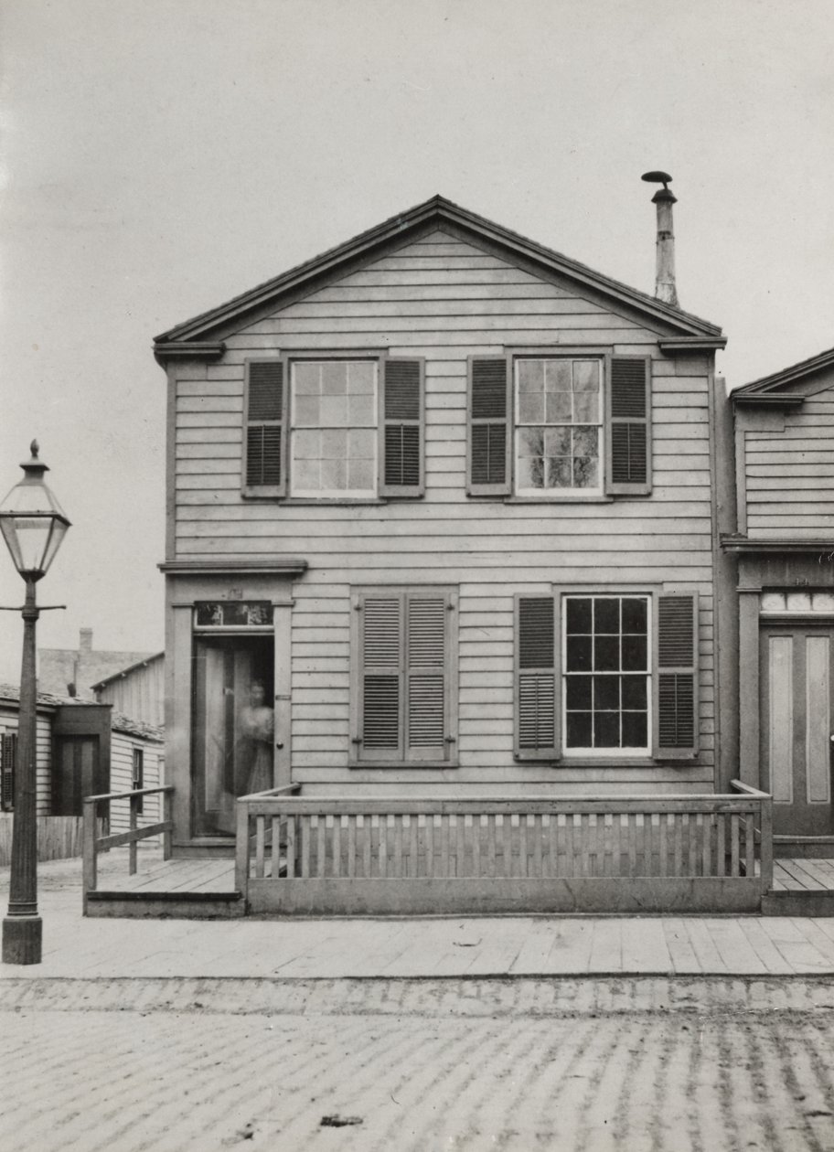 Rezydencja przy 42 Monroe St., Chicago, 1869 autorstwa American Photographer
