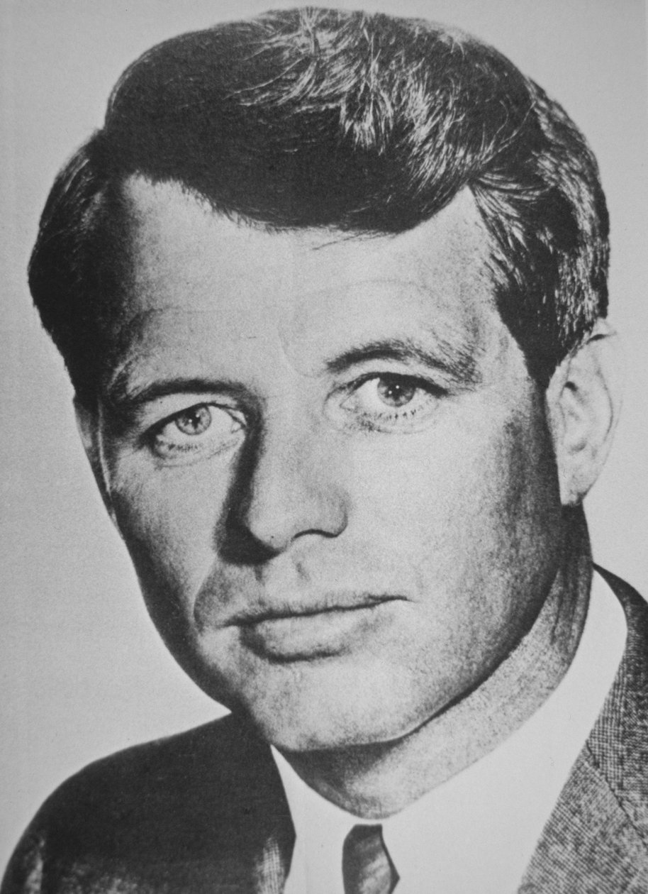 Robert F. Kennedy (zdjęcie czarno-białe) autorstwa American Photographer