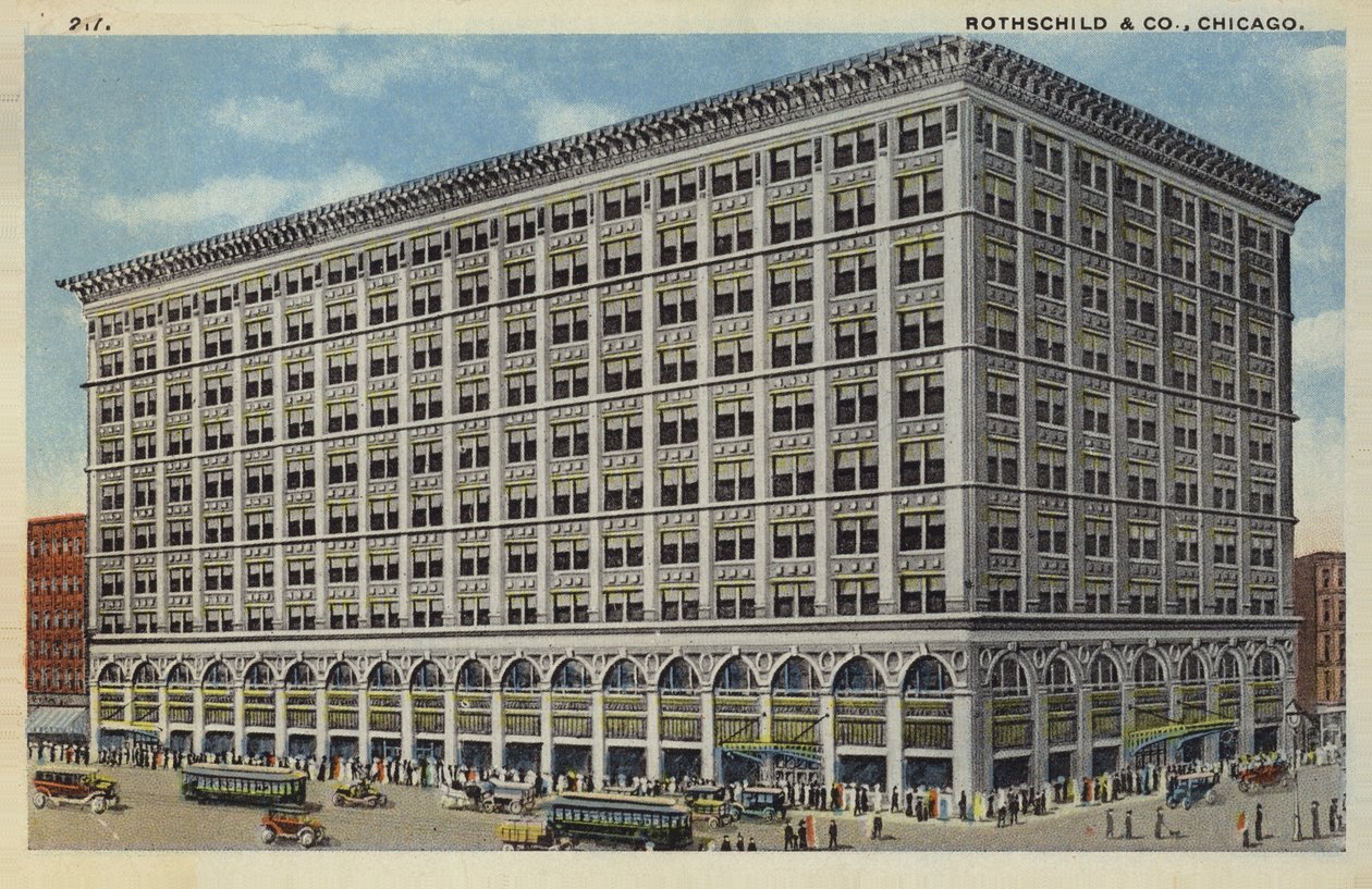 Sklep Rothschild  Co, Chicago, Illinois, USA (zdjęcie kolorowe) autorstwa American Photographer