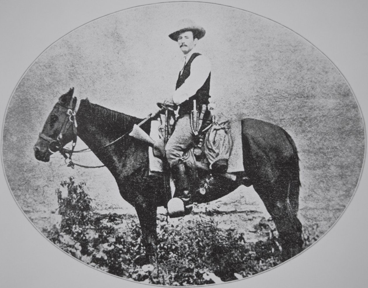 Sierżant James B. Gillett (czarno-białe zdjęcie) autorstwa American Photographer