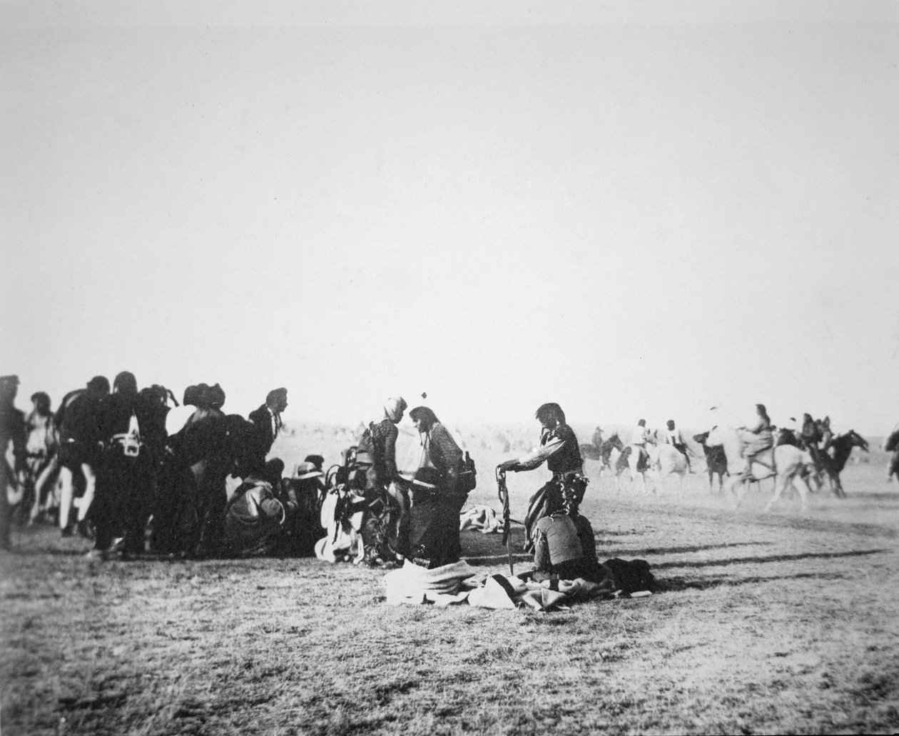 Taniec duchów, Dakota Południowa autorstwa American Photographer