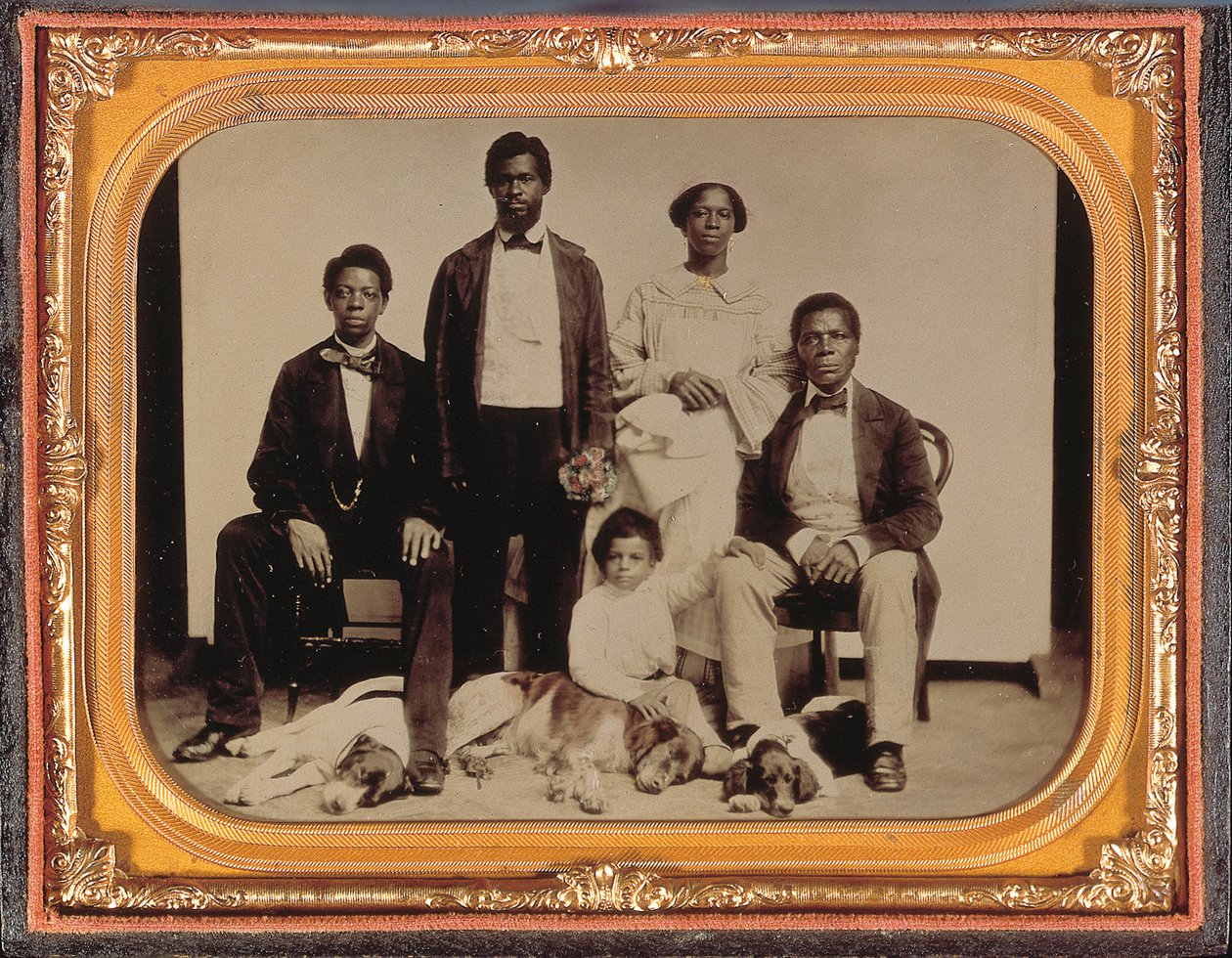 Scena weselna, ok. 1860 autorstwa American Photographer