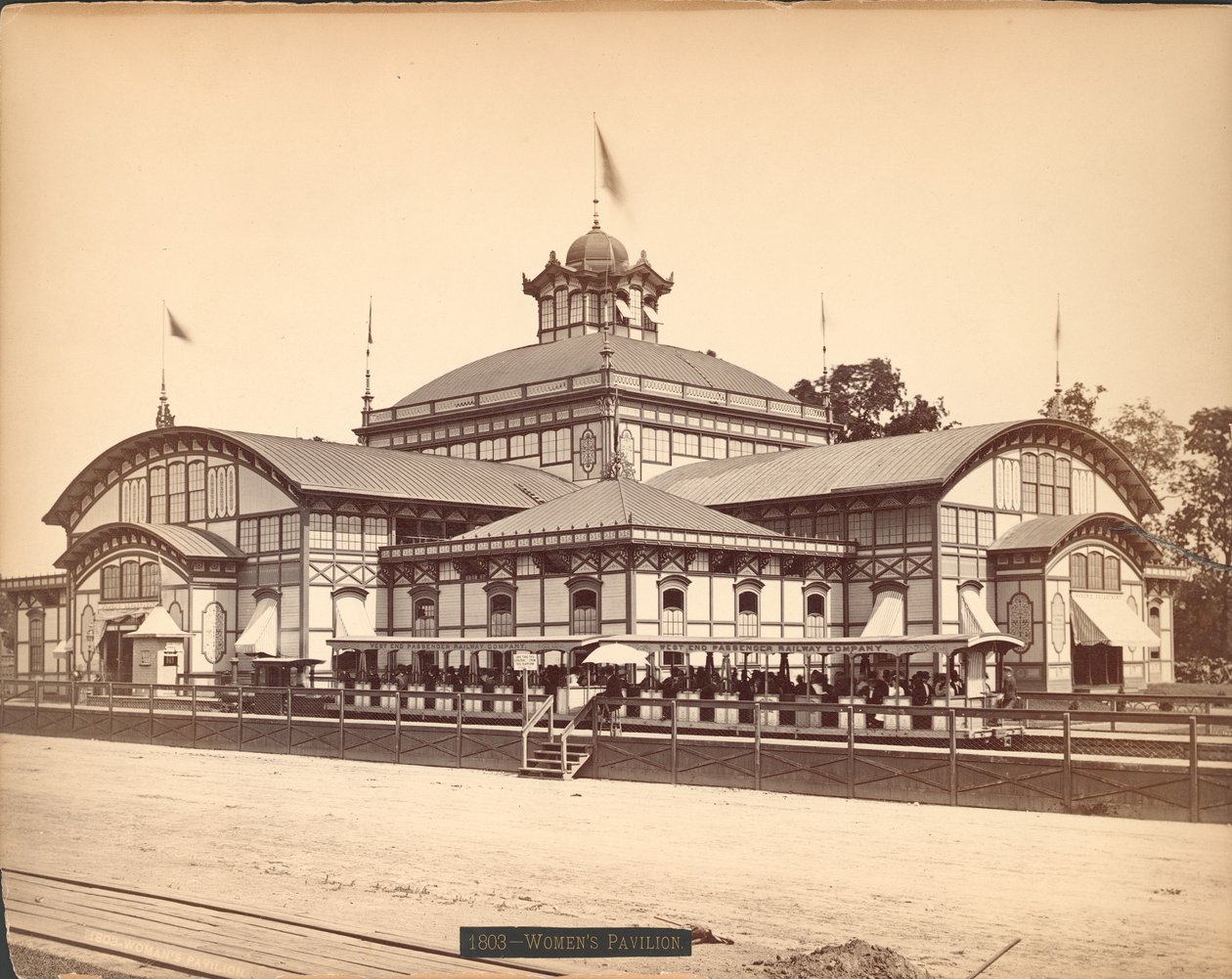 Pawilon Kobiet, Międzynarodowa Wystawa Stulecia, Filadelfia, 1876 (druk albumowy) autorstwa American Photographer