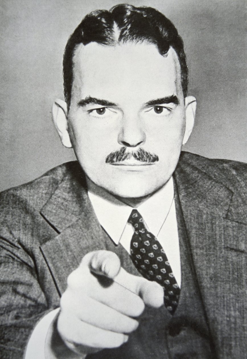 Thomas E. Dewey (1909-71) (zdjęcie czarno-białe) autorstwa American Photographer