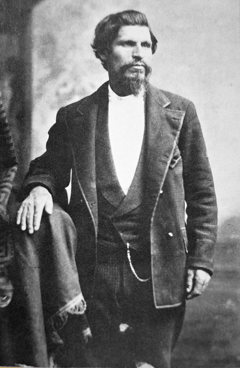 Tiburcio Vasquez (zdjęcie czarno-białe) autorstwa American Photographer