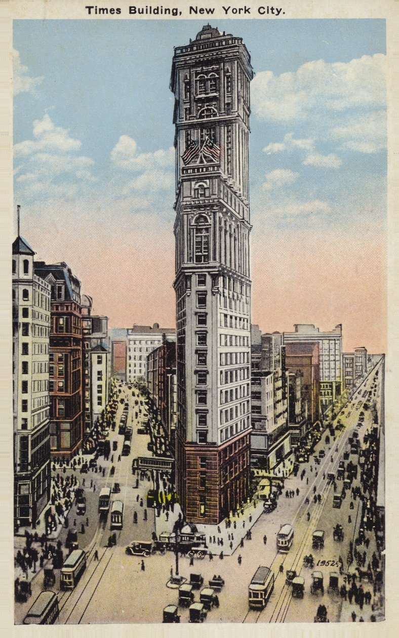 Times Building, Nowy Jork, USA (zdjęcie kolorowe) autorstwa American Photographer