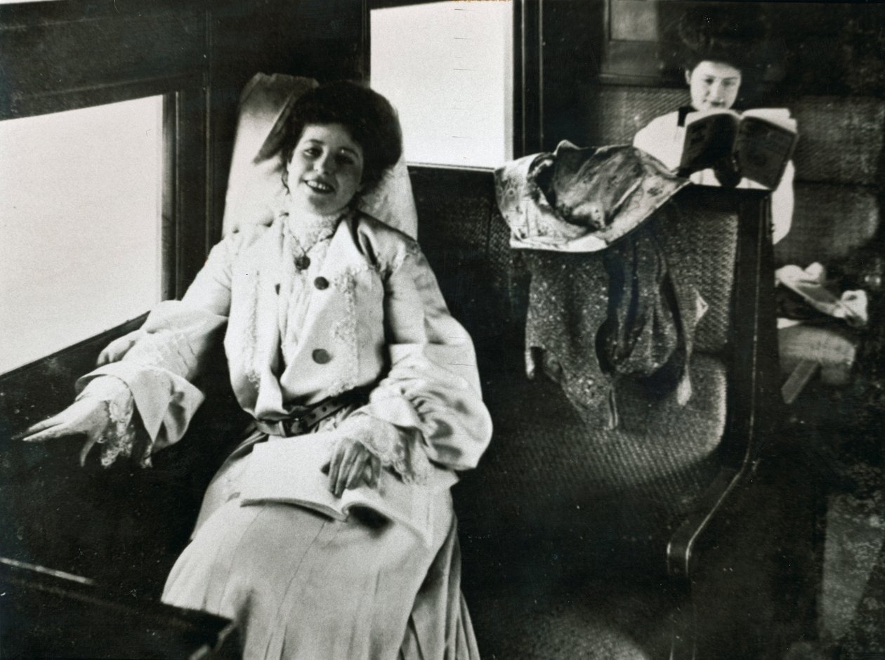 Podróżowanie „The California Limited” kolei Santa Fe autorstwa American Photographer
