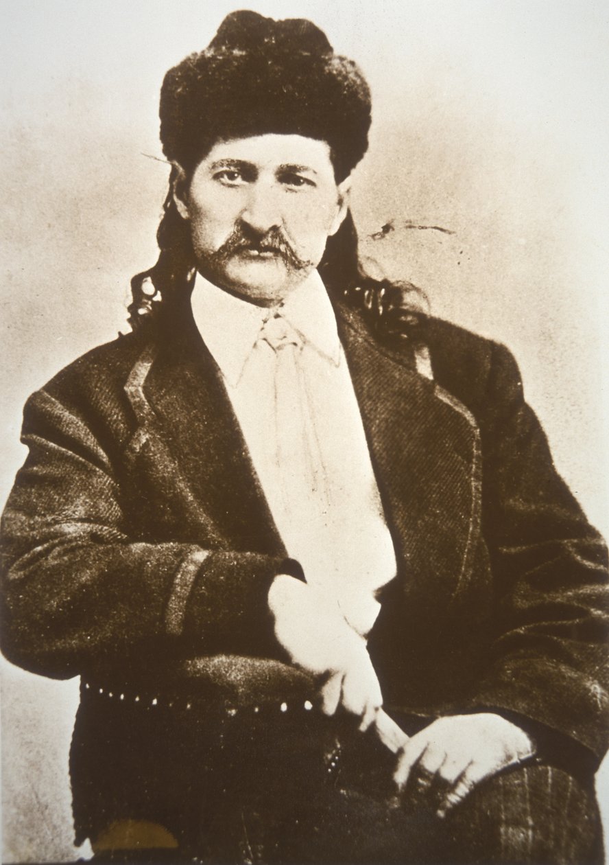 „Dziki Bill” Hickok (zdjęcie czarno-białe) autorstwa American Photographer