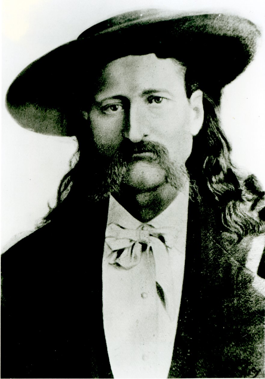 „Dziki Bill” Hickok (zdjęcie czarno-białe) autorstwa American Photographer