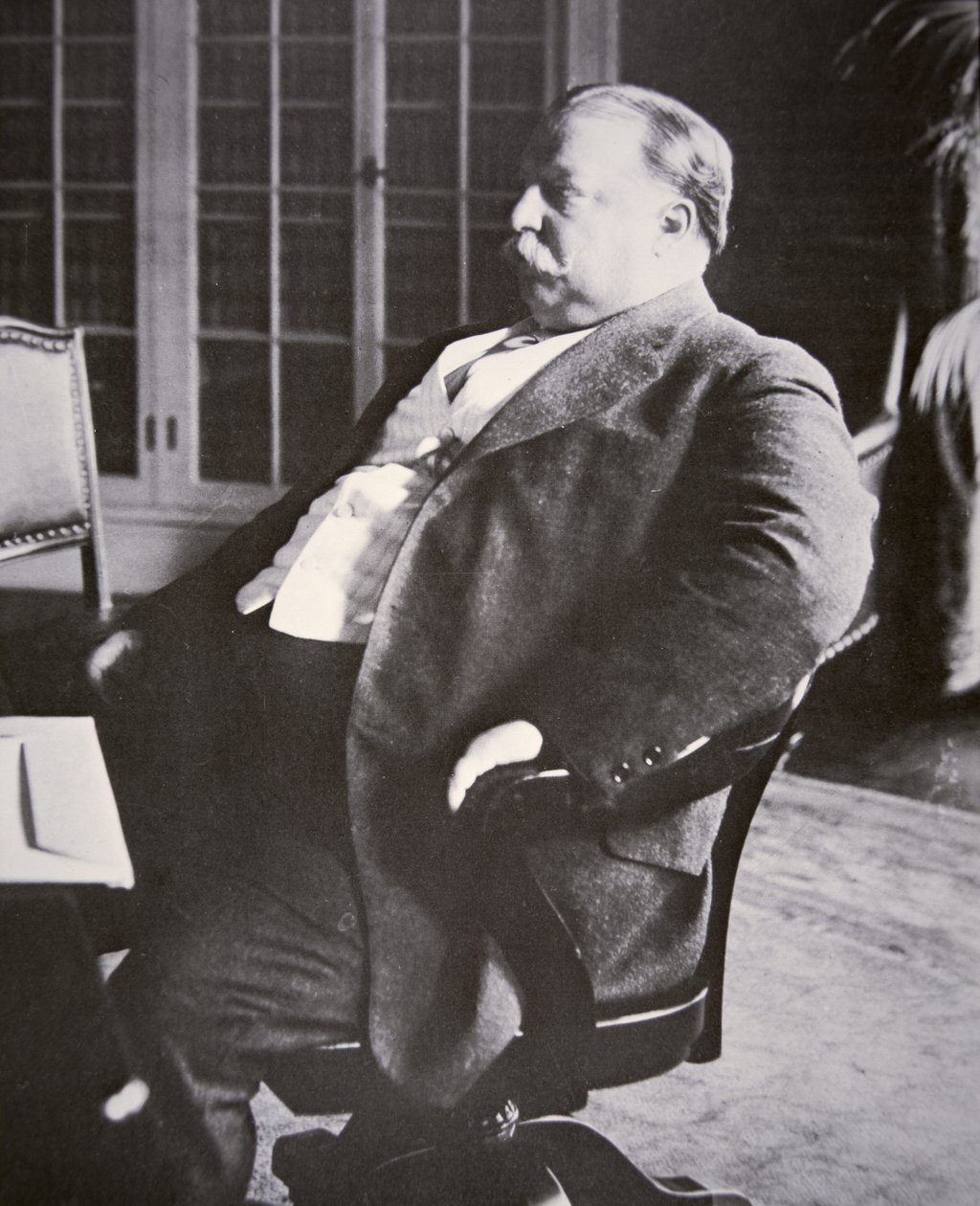 William H. Taft (1857-1930) (zdjęcie czarno-białe) autorstwa American Photographer