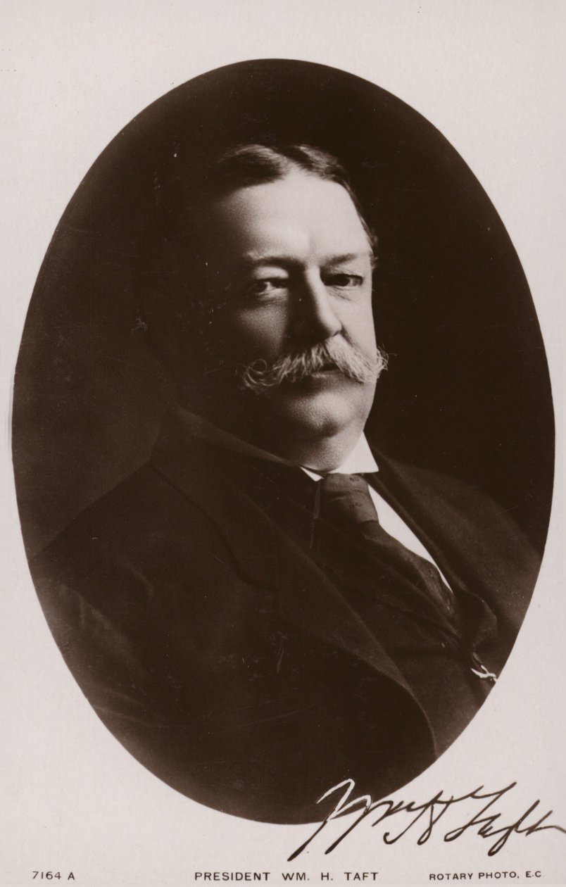 William Howard Taft (zdjęcie czarno-białe) autorstwa American Photographer