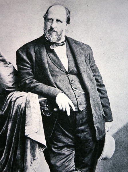 William Marcey „Boss” Tweed (1823-78) (zdjęcie czarno-białe) autorstwa American Photographer