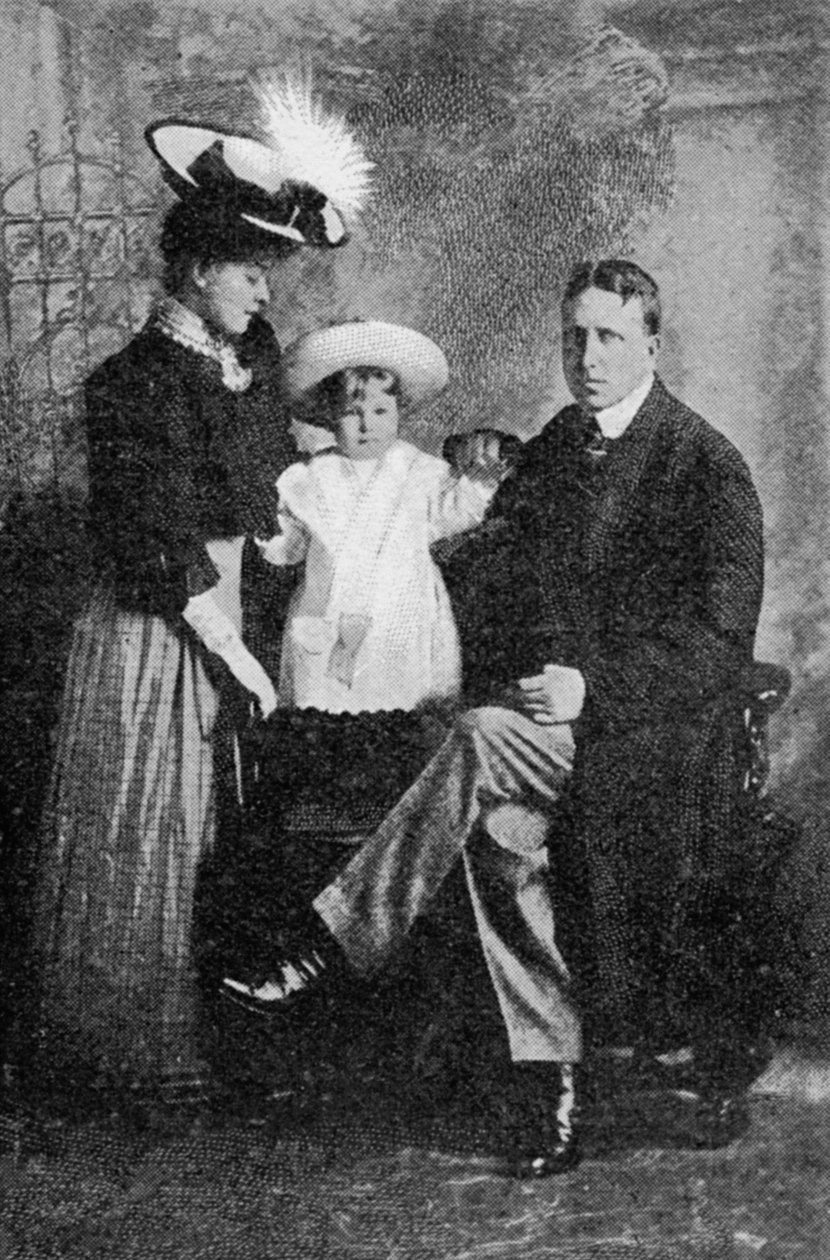 William Randolph Hearst i jego rodzina, opublikowana w The Graphic 27 października 1906 autorstwa American Photographer