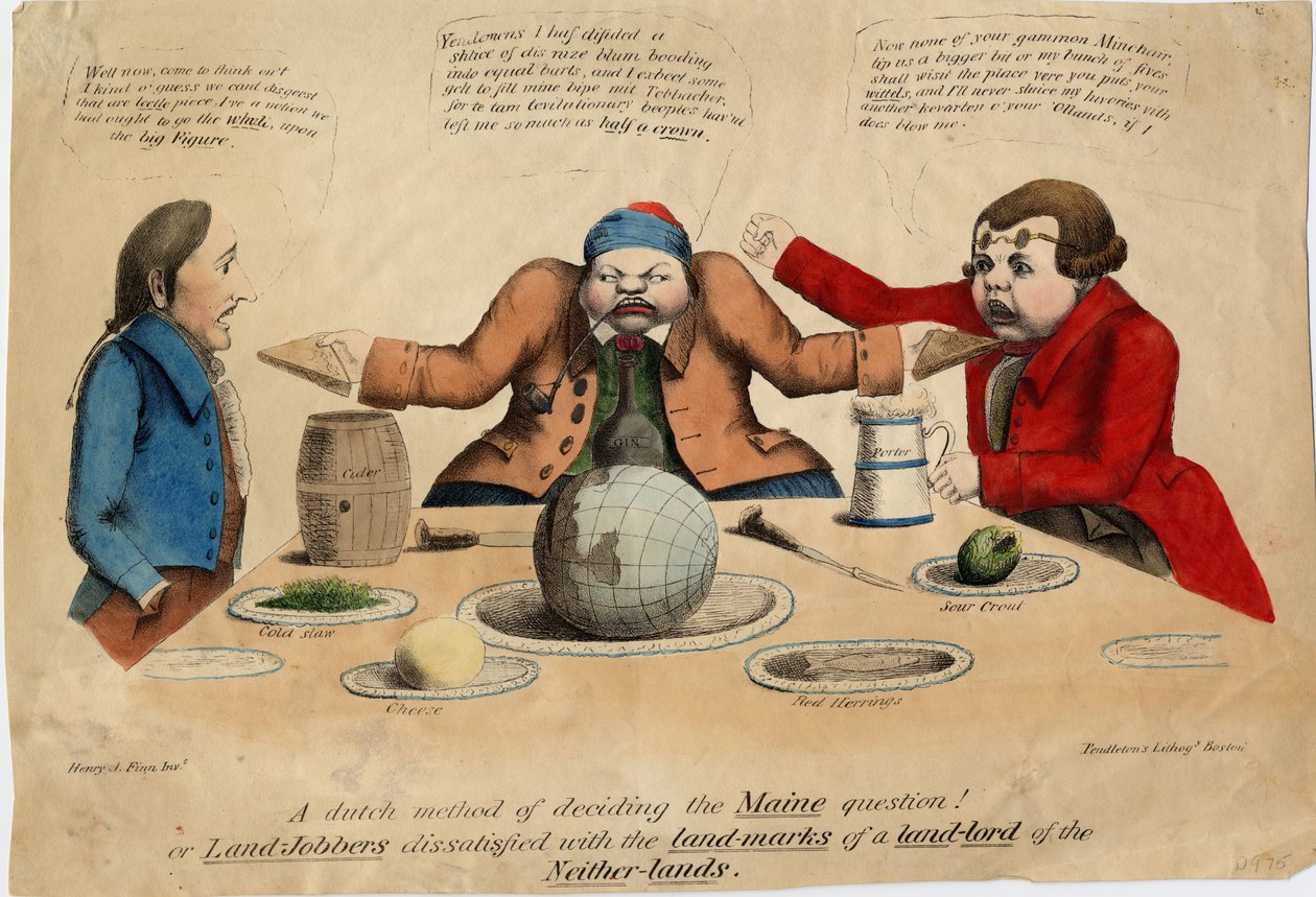 Holenderska metoda rozstrzygania kwestii Maine!, c.1831 autorstwa American School