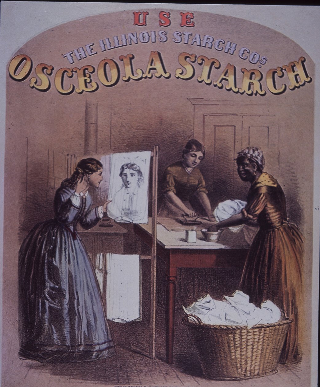 Reklama skrobi Osceola autorstwa American School