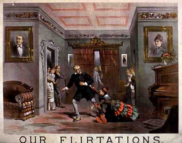 Reklama „Nasze flirty” (kolor lito) autorstwa American School