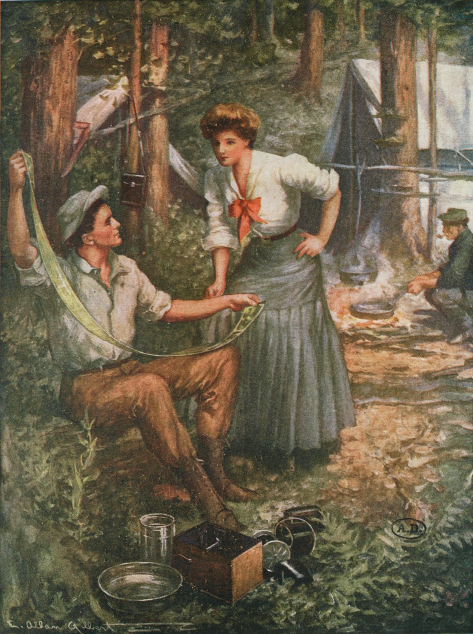 Reklama filmu celuloidowego, 1901 autorstwa American School