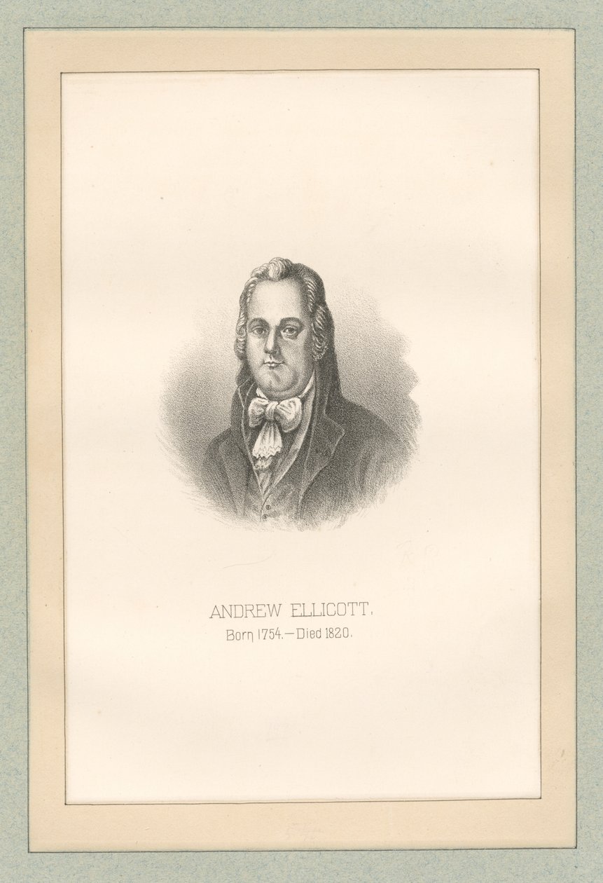 Andrew Ellicot, z „A New Nation…” Johna Bensona Lossing autorstwa American School