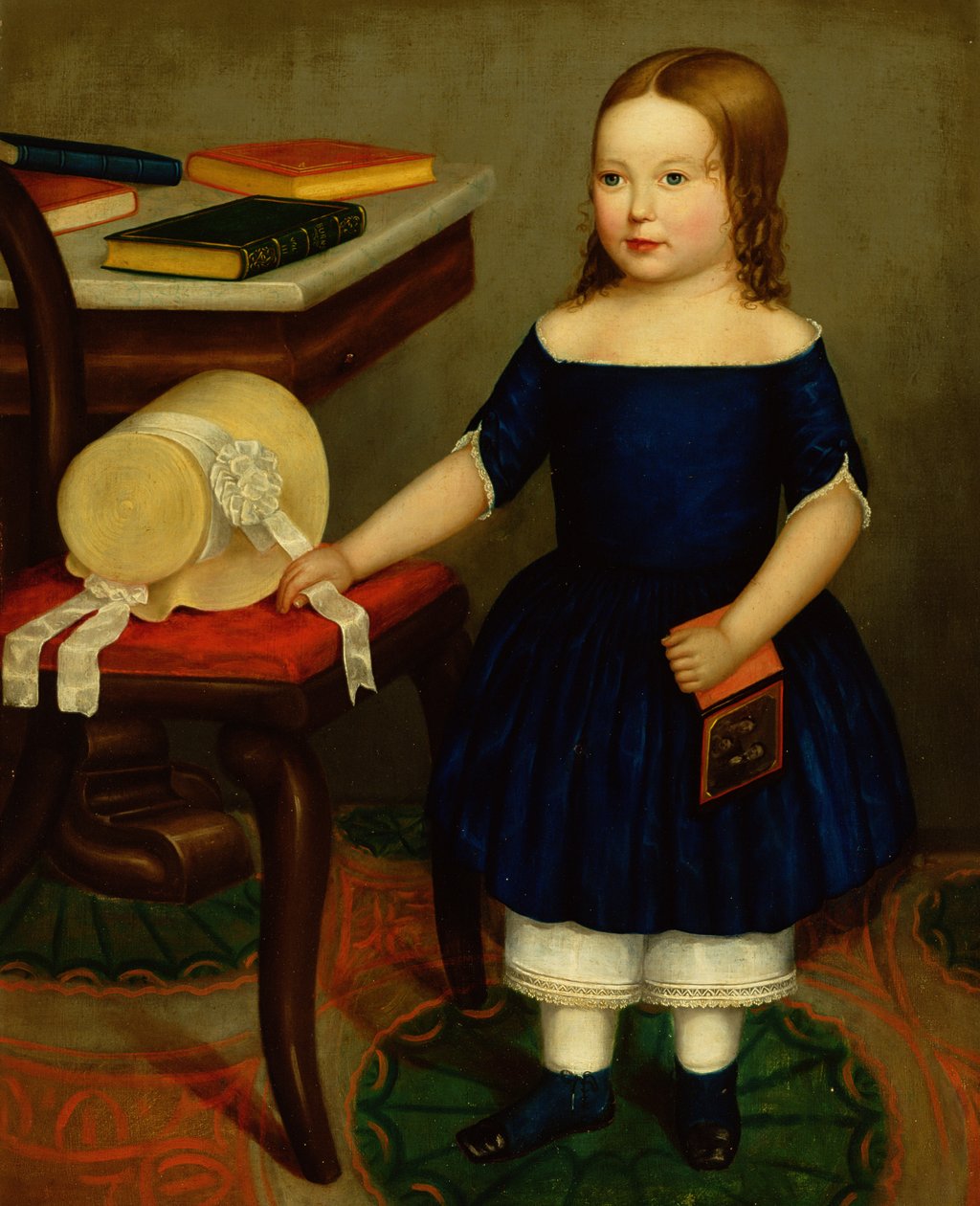 Anna Walraven, ok.1850 (olej na pokładzie) autorstwa American School