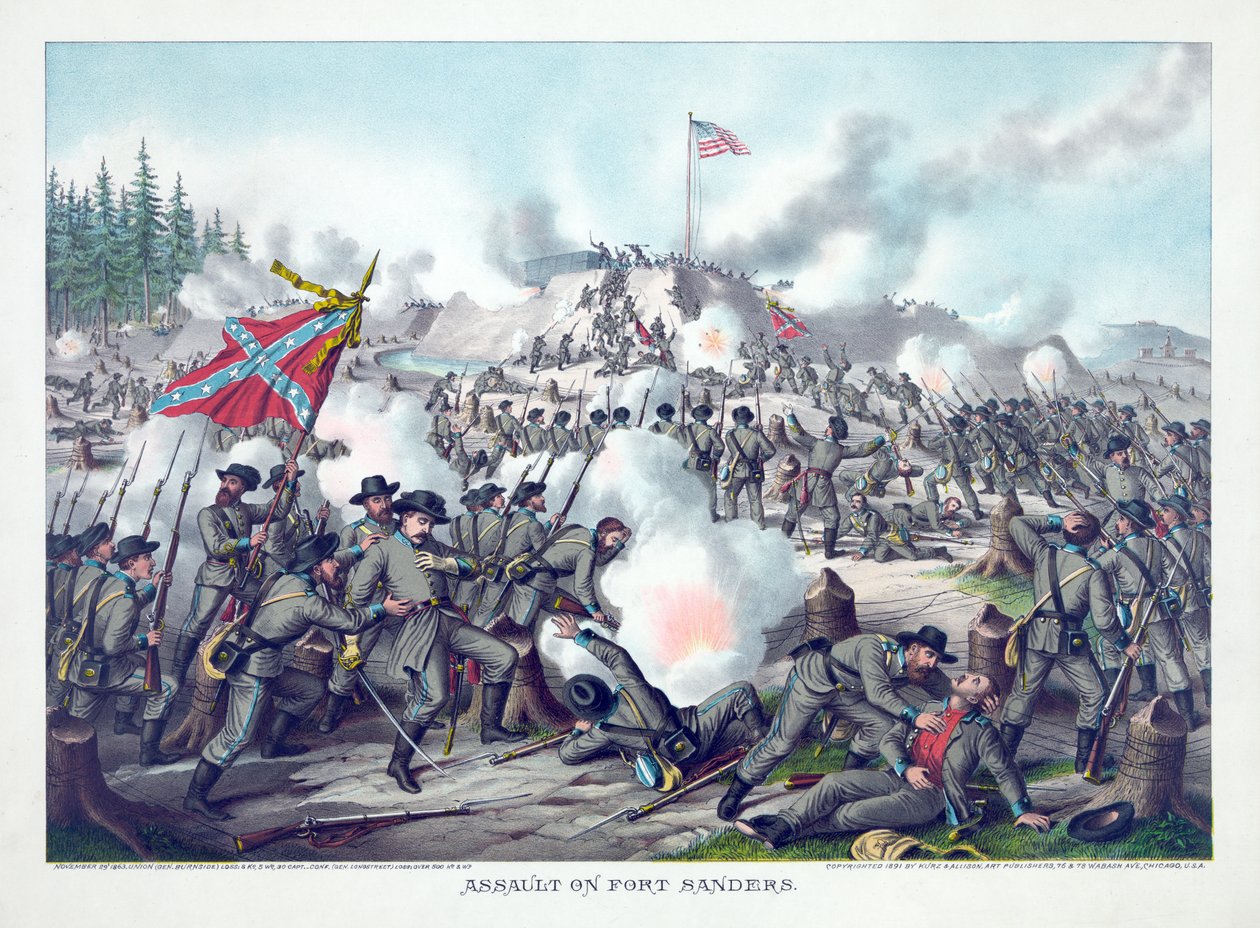 Atak na Fort Sanders, pub. Kurz  Allison autorstwa American School