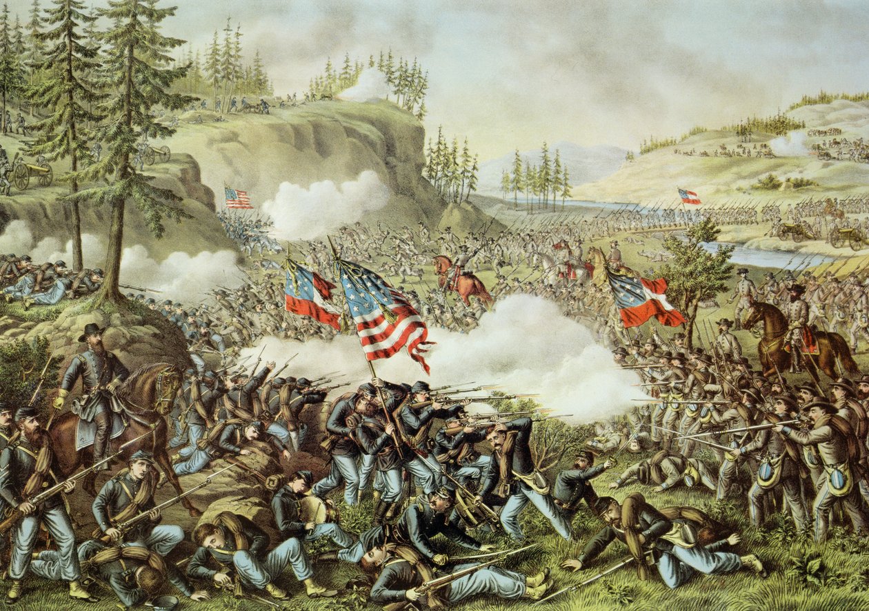 Bitwa pod Chickamauga autorstwa American School