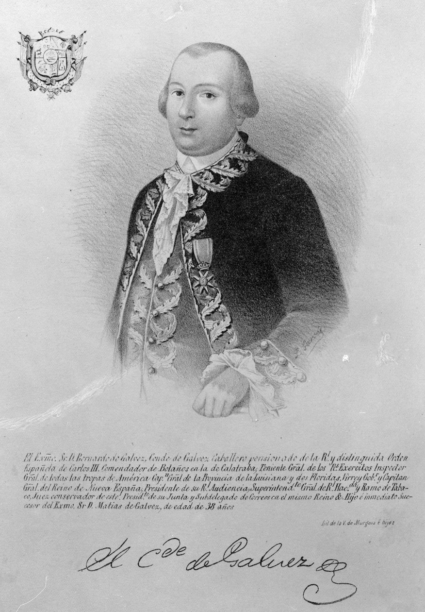 Bernardo de Galvez autorstwa American School