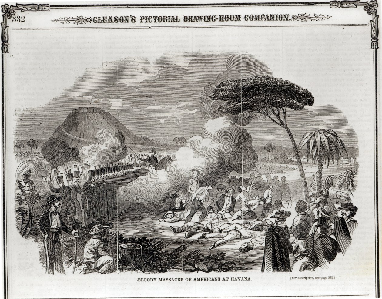 Krwawa masakra Amerykanów w Hawanie, wrzesień 1851, z „Gleason