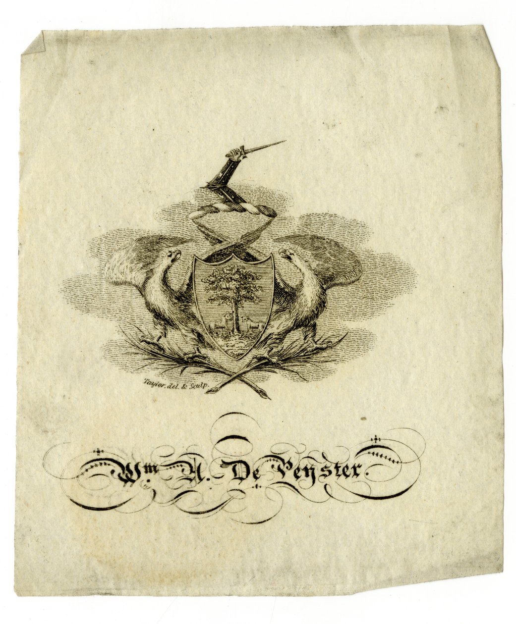 Płyta William Axtell De Peyster (1793-1856), ok. 1840 r. autorstwa American School