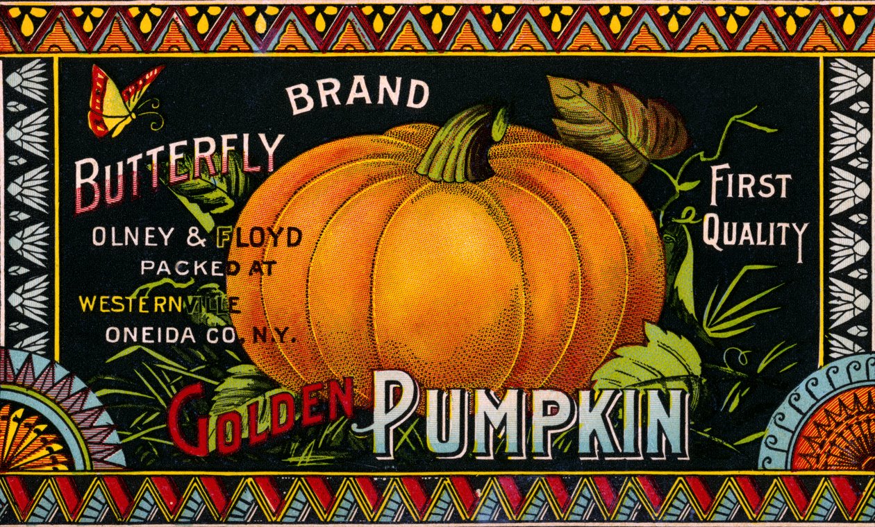 Etykieta produktu Butterfly Golden Pumpkin autorstwa American School