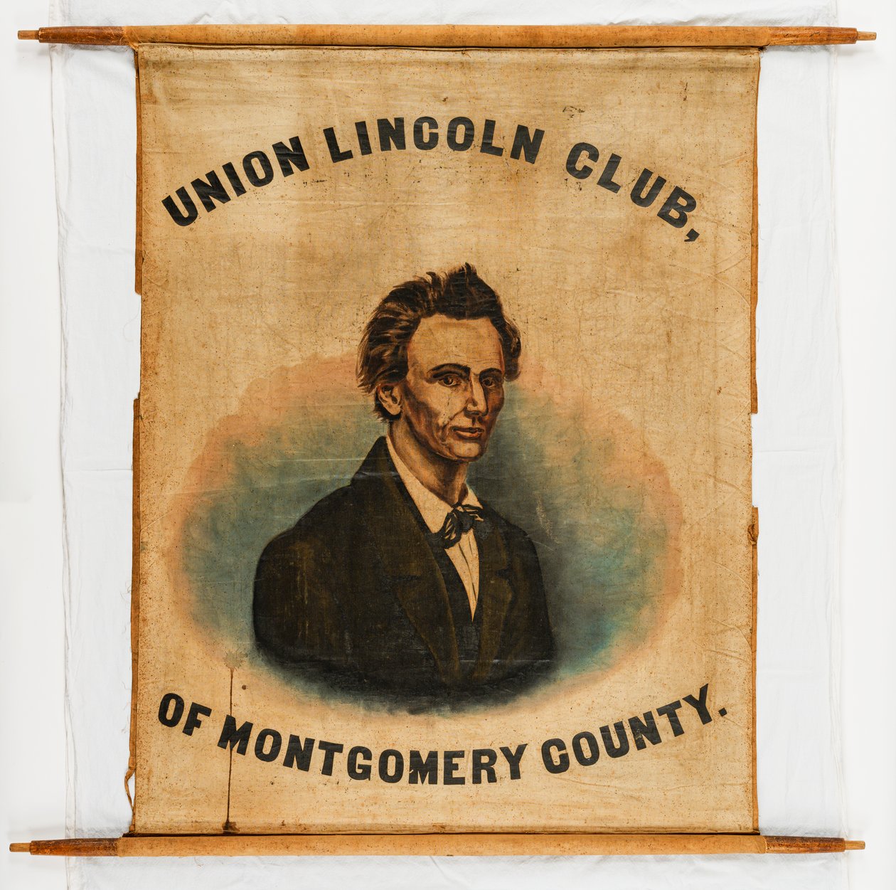 Baner kampanii dla Abrahama Lincolna, hrabstwo Montgomery autorstwa American School