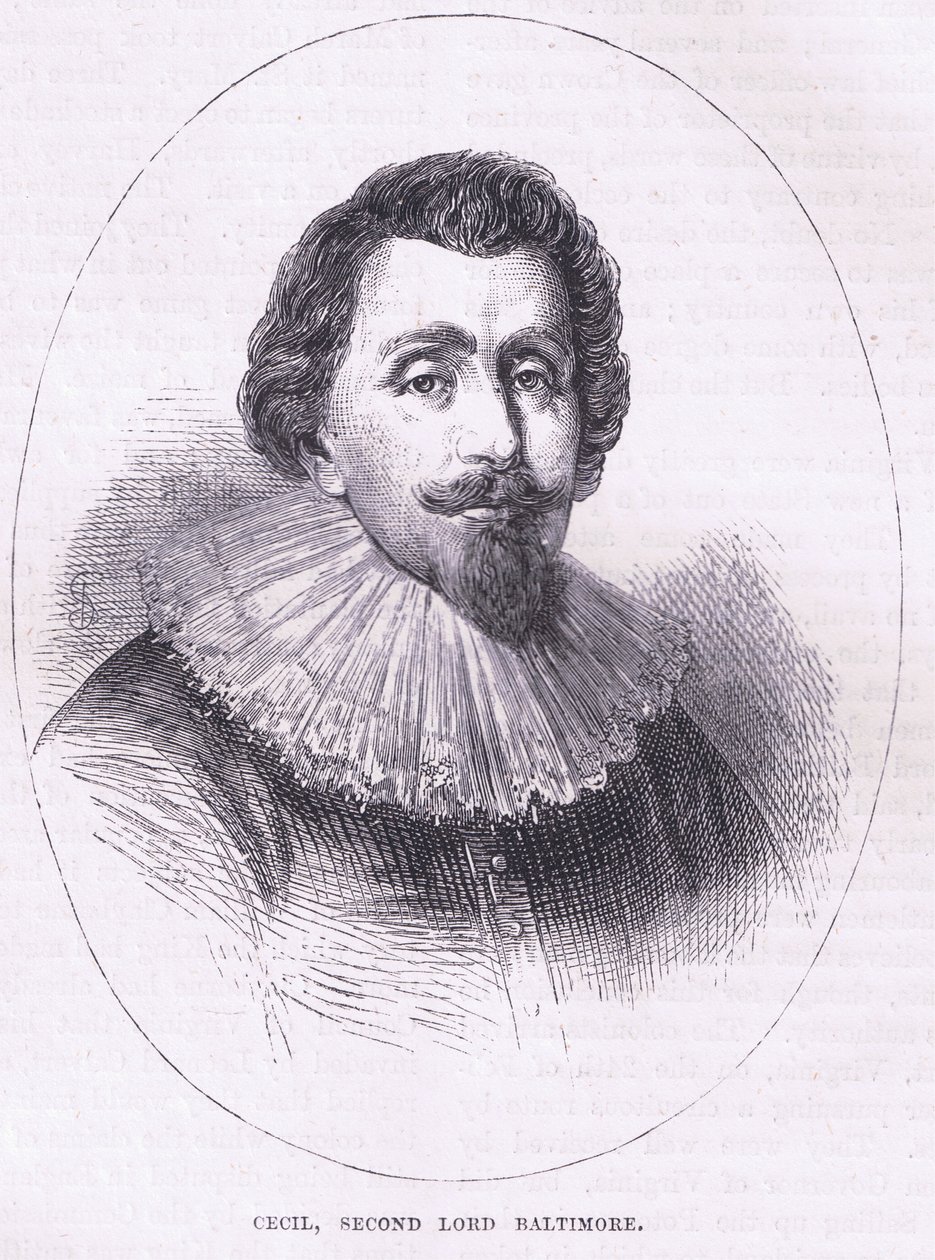 Cecil, drugi Lord Baltimore, ilustracja z pubu Cassell