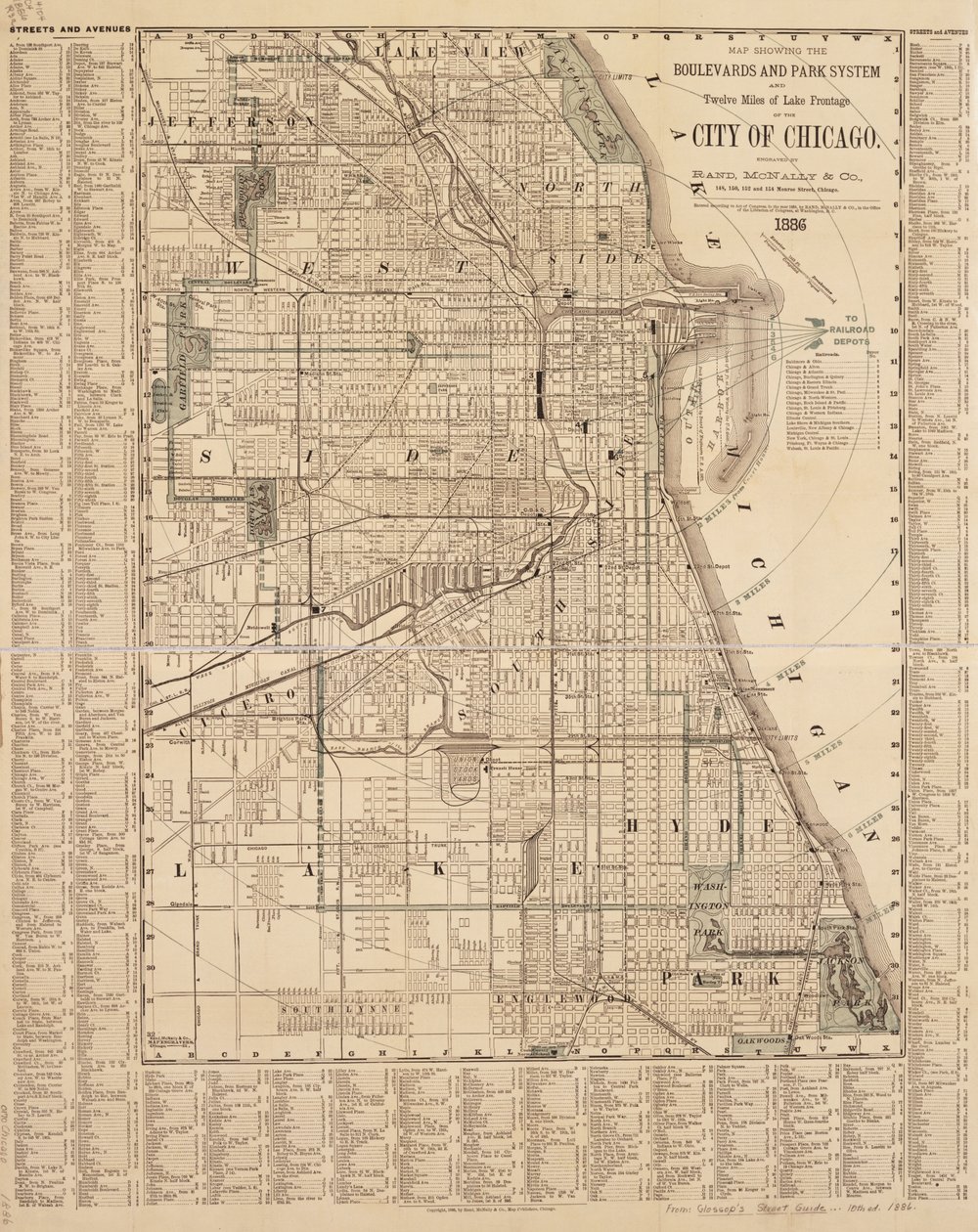 Mapa Chicago autorstwa American School
