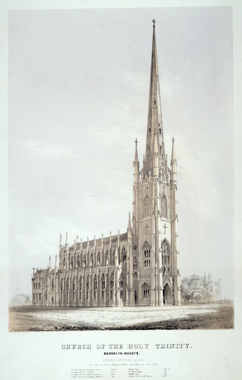 Kościół Świętej Trójcy, Brooklyn Heights autorstwa American School